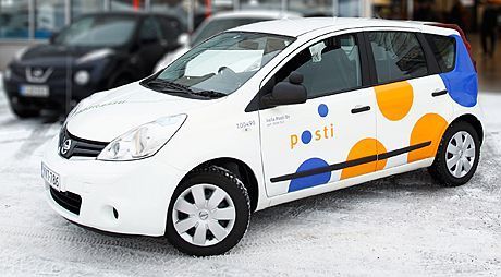 Postin maakaasuauto Postin maakaasuauto